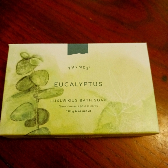 - Thymes Eucalyptus Luxury Bath Soap NIB Lot Of Two - Picture 2 of 2